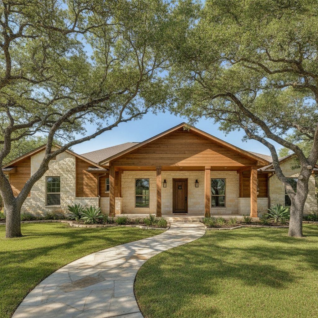 Accessible Hill Country home with zero-step entry and ramp in Bulverde, Spring Branch, Comal County, Texas